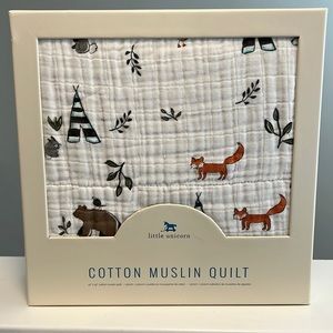 Little unicorn cotton Muslin quilt